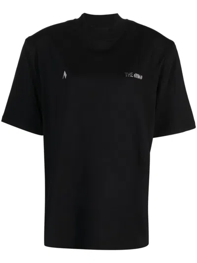 Attico The  Kilie Cotton T-shirt In Black