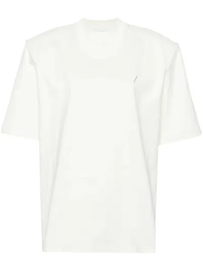 Attico Kilie Oversize Cotton T-shirt In White