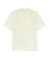 Attico Short Sleeve Crew-neck Sweatshirt With Open Back In White