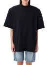 Attico Logo Embroidered Oversized T-shirt In Black