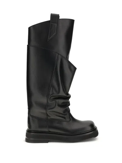 Attico The  Passeggiata Boots In Black