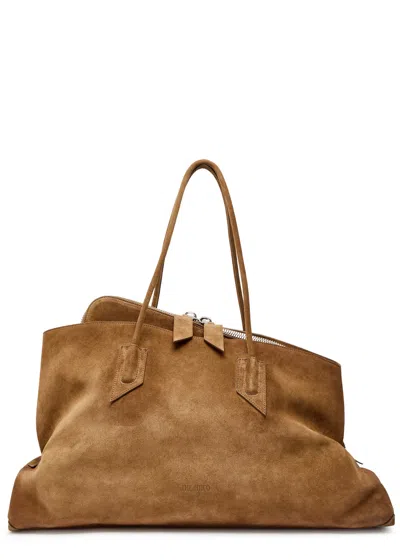 Attico The  La Passeggiata Large Suede Tote