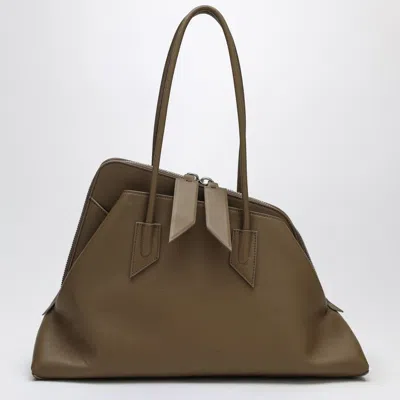 Attico The  La Passeggiata Medium Camel Bag In 浅褐色的