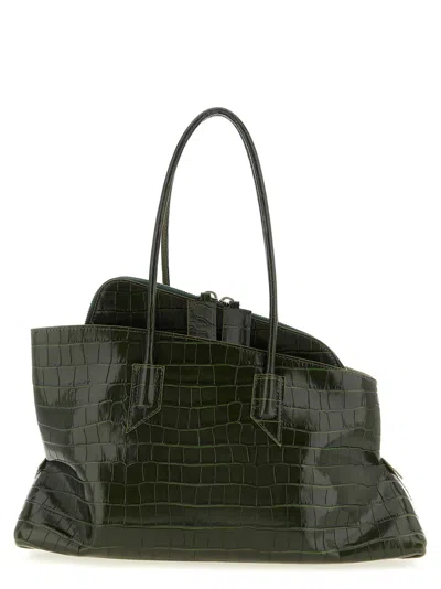 Attico La Passeggiata Medium Shoulder Bag In Green