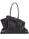 Attico La Passeggiata Medium Tote Bag In Brown
