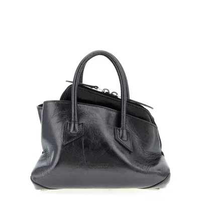 Attico The  La Passeggiata Mini Handbag In Gray