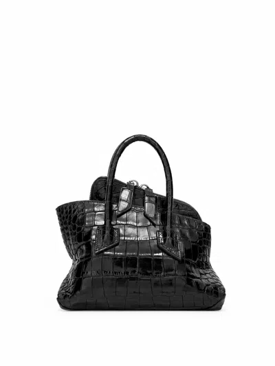Attico The  'la Passeggiata Mini' Top Handle In Red