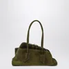 Attico Small La Passeggiata Shoulder Bag In Green