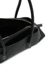 Attico Small La Passeggiata Leather Bag In Black