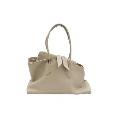 Pre-owned Attico The  La Passeggiata Top Handle Bag 'sand' | Tan | Women's Size Onesize In Brown