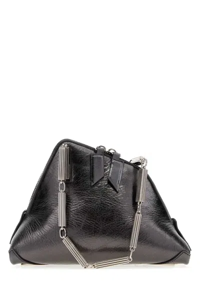 Attico The  'la Scala' Clutch In Black