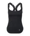 Attico Women's Tops With Logo Top In Black