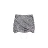 Attico Skirt The  Woman Color Silver In Grey