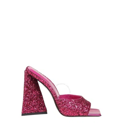 ATTICO THE ATTICO LADIES PINK SEQUINS DEVON 115 MM MULE