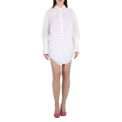 Attico Hatty Dress In White