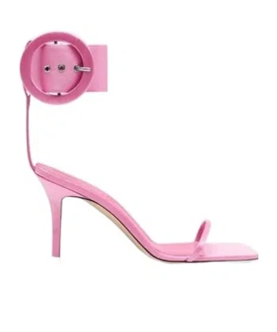 Attico 85mm Last Night Buckled-strap Sandals In Pink