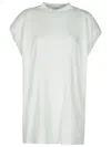 Attico Laurie' White Cotton T-shirt In White