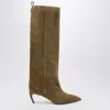 Attico Lea Military Green High Boot