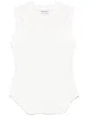 Attico Reese Cotton Jersey Tank Top In White