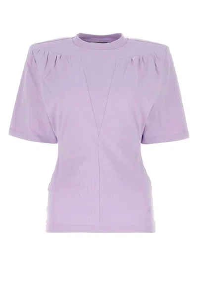 ATTICO THE ATTICO LILAC COTTON TOP