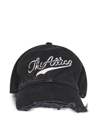 ATTICO THE ATTICO LOGO CANVAS BASEBALL CAP