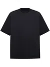Attico The  Logo Cotton T-shirt In Black