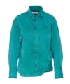 Attico Jacket Chest Pocket Regular Collar In Green
