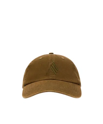 Attico The  Logo Embroidered Cap In Brown