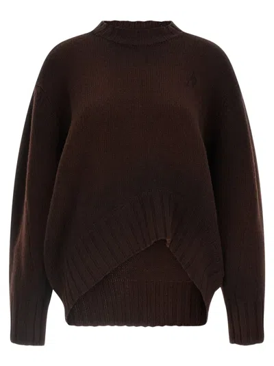 ATTICO THE ATTICO LOGO EMBROIDERY SWEATER