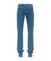 Attico The  Logo-patch Denim Jeans In Blue