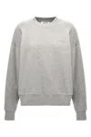 Attico Grey Crewneck Logo Pullover