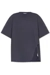 Attico Purple Cotton T-shirt