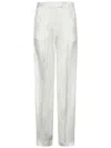 Attico Milk-colored ''jagger'' Trousers In White