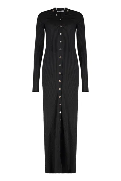 ATTICO THE ATTICO LONG KNITTED CARDIGAN
