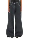 Attico Long Pants "navy Blue