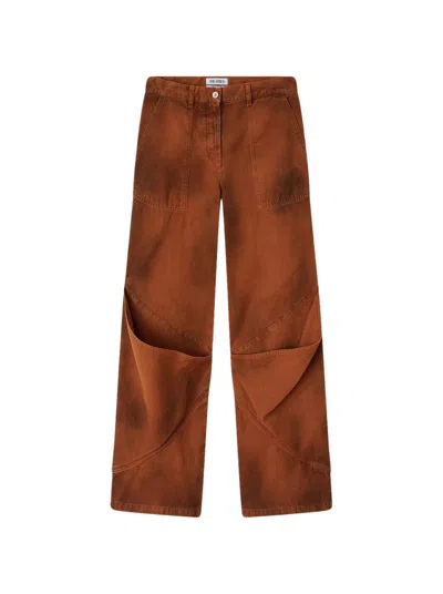 ATTICO THE ATTICO LONG PANTS TOBACCO
