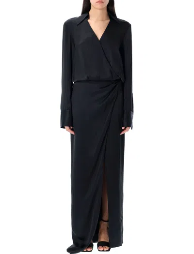 ATTICO THE ATTICO LONG SHIRT DRESS