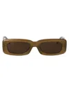 Attico Mini Marfa Sunglasses In Brown