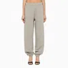 Attico The  Grey Melange Jogging Trousers Women In Grey