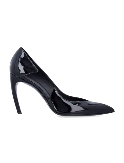 Attico The  ''mia'' Pump 95mm In Patent Leather In Black
