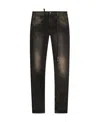 Attico Grey Long Jeans In Black