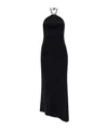 Attico Halterneck Low-back Midi Dress