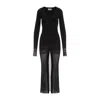 Attico Black Degrade Midi Dress
