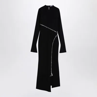 ATTICO THE ATTICO MIDI DRESS WITH ZIP