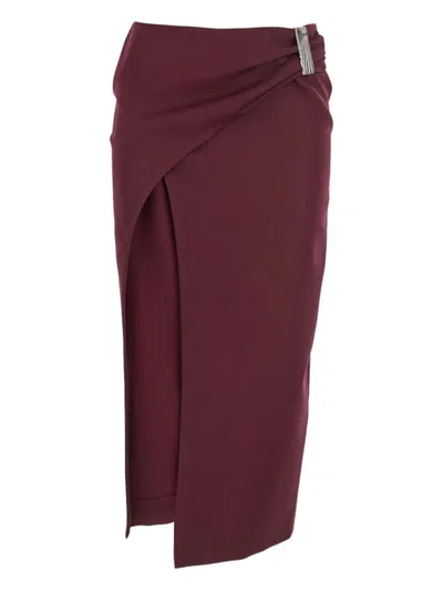 ATTICO THE ATTICO MIDI SKIRT CLOTHING