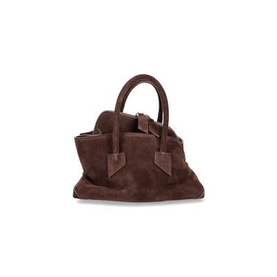Attico The  Mini Bag La Passeggiata In Brown