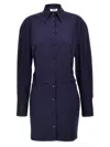Attico Tailored Mini Chemisier Dress With Button Closure