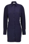 Attico Tailored Mini Chemisier Dress With Button Closure