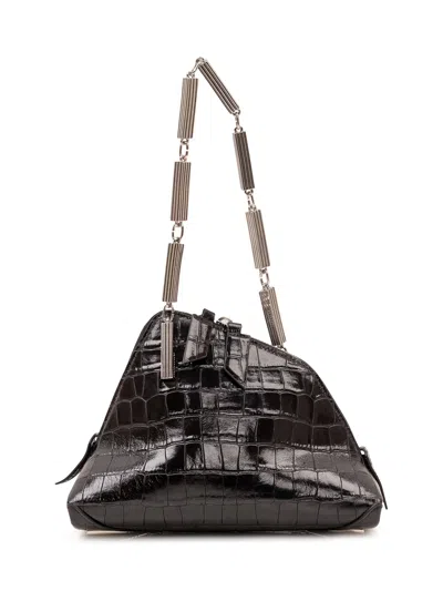 Attico The  Mini Clutch Bag In Black