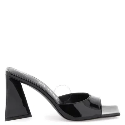 ATTICO THE ATTICO MINI DEVON 85 PATENT LEATHER SANDALS
